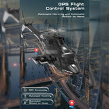 MechPuConToy RC Helicopter Model, AW-911 Air - Wolf 1/34 Scale 2.4G 9CH Flybarless RC Aircraft Model with 6G/3D Stunt Mode and GPS Positioning (RTF Version)