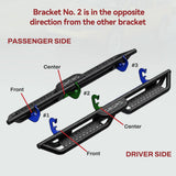 OEDRO Running Boards Compatible with 07-18 Chevy Silverado/GMC Sierra 1500