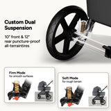 Mompush Ultimate 3 Full-Size Stroller with Bassinet, Newborn to Toddler