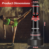 Heavy Punching Bag with Stand Adults Teens,70" Freestanding Boxing Bags Kicking Bag Heavy Bag with Boxing Gloves and Electric Air Pump, Kickboxing Training Equipment Bags Thai Fitness Karate