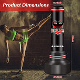 Heavy Punching Bag with Stand Adults Teens,70" Free Standing Boxing Bags,Kickboxing Training Equipment Bags for Men Training Thai Fitness Karate JUOIFIP