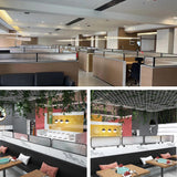 Room Divider for Dining Areas - Detive Low Fence | Stylish Privacy Screen for Bedroom, Kitchen, Office, Restaurant & Hotel Decor - Space-Saving Solution