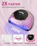 Nail Dryer for Gel Polish, 63 LED Beads Automatic Sensor Nail Curing MIRAGE LAYON
