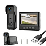 Wireless Smart Video Doorbell with Display Screen,Video Doorbell Camera