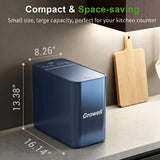 Growell Electric Composter for Kitchen, 3.2L Smart Countertop Compost Bin, Low Noise, Odorless, Indoor Food Waste Composter with LED Display, Auto-Cleaning, Turn Food Waste into Fertilizer,EC04