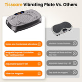 TISSCARE Vibration Plate Exercise Machine: TISSCARE Vibrating Plates for Weight Loss and Lymphatic Drainage, Whole Body Workout Sculpting Platform