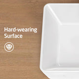 KES Bathroom Vessel Sink, Rectangular 16"X12" White Vessel Sink for Bathroom Countertop, Bathroom Sink Above Counter, Rectangle Porcelain Ceramic Small Vanity Sink, BVS110S40