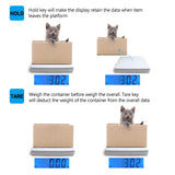 BRMDT Digital Scales for Body Weight Heavy Duty for Hospital & Physician Use, Large Digital Display and Base, Desktop & Suspended Display Screen with Bracket, Weigh Up to 660lbs/300kg (White, DT-550)