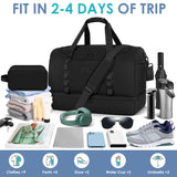 Weekender Overnight Bag with Toiletry Bag, Carry on Bags for Airplane for Travel, ETRONIK