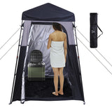 Nice C Camping Shower Tent, Instant Pop Up Privacy Changing Tent, Outdoor Shower Enclosure, Toilet Tents, Camping Bathroom, Oversize (Square – 1 Room)