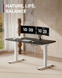 SANODESK Dual Motor Standing Desk 220lbs Height Adjustable Desk