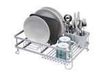 KitchenCraft Master Class Aluminium Anti-Rust Dish Drainer Rack - 42 x 30 x 13 cm (16.5 x 12 x 5 Inches