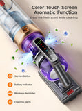 INTETURE Cordless Vacuum Cleaner, 650W 55KPA 70 Mins Vacuum Cleaners for Home, Anti-Tangle Stick Vacuum with Touch Screen, Wall Mount Charging, Upgraded Vacuum Cordless for Pet Hair/Carpet/Floors