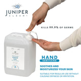 Juniper CLEAN Hand Sanitizer Gel with 70% Alcohol 1.06 Gallon with Pump