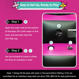 COMMOUDS 67inch Punching Bag for Kids, Inflatable Kids Boxing Set with Gloves, Fast Rebound Punching Bag for Practicing Karate, Taekwondo, MMA, Christmas/Birthday Gift for Boys Girls, Ages 6-14 (Pink)