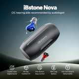 iBstone Nova Hearing Aids for Seniors Adults: Superior Sound Quality - Smart Noise Cancelling - No Feedback - 1.5Hrs Charging for 100Hrs Working - Come with Anti-Lost Lanyard - Over-the-Counter