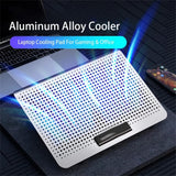 HBJWOV Laptop Cooler Silent Fan Laptop Cooling Pad Adjustable