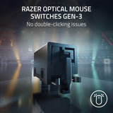 Razer DeathAdder V3 Pro Wireless Gaming Mouse: 63g Lightweight - Focus Pro 30K Optical Sensor - Optical Switches Gen-3 - HyperSpeed Wireless - 5 Programmable Buttons - 90 Hr Battery - Faker Edition