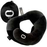 BCOZZY Neck Brace Pillow - Patented Relief for Neck Pain and Supportive Sleep-Soft, Washable, and Adjustable for Comfortable Resting. Black