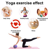 TopBine 9 Inch Exercise Pilates Ball -(2 Pcs) Stability Ball for Yoga, Barre, Training and Physical Therapy- Improves Balance, Core Strength, Back Pain & Posture- Comes with Inflatable Straw TopBine