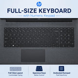 HP 17.3" Large Screen Laptop, Intel Core 5 120U(Beats i7-11600H), 8GB RAM, 256GB PCIe, Full-Size Keyboard with Numeric Keypad, Anti-Glare, Windows 11, Wi-Fi 6, Presentations, Meetings & Office Work