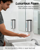 AIKE Wall Mount Automatic Foam Soap Dispenser 25 OZ Commercial Large Capacity Stainless Steel Model AK1205FA(Brushed)
