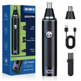 Ear and Nose Hair Trimmer for Men Women, 2026 Professional Painless USB Rechargeable Eyebrow & Facial Hair Trimmer, 13,000 RPM Precision Tool with Powerful Motor and Dual-Edge Blades, IPX7 Waterproof