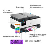 Wireless All-in-One Color Inkjet Printer, Print, Scan, Copy, Fax HP