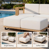 LazySunsets Patio Furniture Set with 10'' Ultra-Thick Cushions