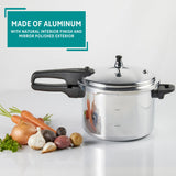 Mirro 92180A Polished Aluminum 10-PSI Pressure Cooker Cookware, 8-Quart, Silver -