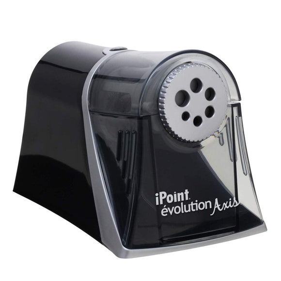 Evolution Axis Multi-Size Pencil Sharpener, Black Westcott