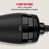 REVLON One-Step Volumizer Hair Dryer and Styler – Easy Salon-Style Blowouts – Less Frizz, More Shine, and Reduced Heat Damage, for All Hair Types and Lengths (Black)
