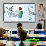 NEWORK 75 Inch 4K Smart Board, Google EDLA-Certified Interactive Whiteboard