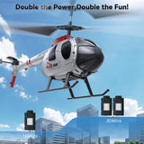 SIMREX RC Helicopter Toy for Kids & Beginners – Altitude Hold, 2 Speeds, Rechargeable with 2 Batteries, Indoor/Outdoor Hands-on Play, Ideal Gift for Boys Girls
