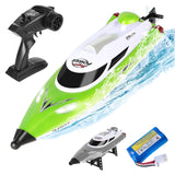 Podleer RC Boat-Remote Control Boat for Adults-High Speed 35+ KPH for Pool-Toys for Ages 8-13 (Green)