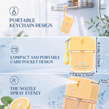 Sacubee 24 Pcs Hand Sanitizer Spray Travel Size with Keychain, Fragrance 1