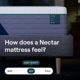 Nectar Premier Hybrid 13” King Mattress - Medium Firm - Memory Foam & Innerspring Coils - Cooling Upgrade - Back Pain Relief - Mattress in a Box - 365-Night Trial & Forever Warranty