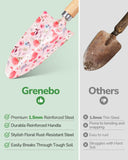 Gardening Tools 9 Piece and 10 Piece Heavy Duty Gardening Tool Set with Flower Organizer