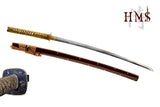 Hand Forged 1045 Carbon Steel Plum Blossom Katana Full Tang Sword