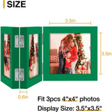 decorUhome Green Triple 8x10 Picture Frame Vertical, MDGN08