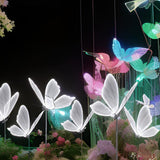 FLYINSKY Wedding Butterfly LED Floor Lamp - Creative Ceiling Decoration Props for Wedding, White, 60cm/23.6in Floor Lamp 1pcs