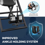 YOLEO ITX320 Inversion Table for Back Pain 2026 Foldable Inversion Table w/Removable Lumbar Pad, Reversible Ankle Holders, Easy Assembly