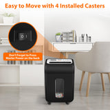 Paper Shredder for Home Office,VidaTeco 14-Sheet 60-Mins Micro Cut Shredder with US Patented Blade,Shred Card/CD/Clip/Staple,for Home Use Heavy Duty,AUTO Jam Proof,5.3-Gallon Pullout Bin(ETL) VidaTeco