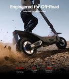 NAVEE XT5 Pro Electric Scooter, 30 mph Speed, 46.6 Miles Range, 2200W Peak Motor, Dual Damping Arm Suspension & Disc Brake, Fast Charging, Adults Teens, 12" Off-Road Tires, Heavy Duty