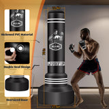 Freestanding Punching Bag for Adults, 70'' Boxing Bag with Stand Kicking Bag Heavy Bag with Boxing Gloves and Electric Air Pump, Women Men Kickboxing Bags for Beginners Training MMA Muay Thai Fitness JUOIFIP