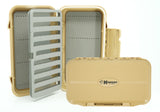 Kingfisher Waterproof Dry Fly Fishing Box with Leaf