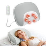 Zenopax Neck Massager for Pain Relief Deep Tissue, Cordless & Rechargeable Neck and Shoulder Massager with Heat,3 Modes & Intensities & Heatings 4D Sleeping Kneading Pillow,Gift for Women Men