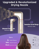 Deluxe 8-in-1 Air Styler Pro 2025 by Rylena, Hair Dryer Brush for Fast Drying, Auto Curling, Smoothing&Volumizing, 8 Attachable Heads, 110,000 RPM High-Speed Multi Styler, 600M Ionic Care, Stone