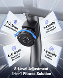 MERACH Recumbent Exercise Bikes for Home with Smart Bluetooth Equipment Exercise Bikes App, LCD, Heart Rate Handle Stationary Bikes