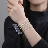 Gugots Moissanite Tennis Bracelet for Women Men S925 Sterling Silver D Color VVS1 Round Cut Moissanite Bracelet 4MM 7inch Yellow Gold Plated